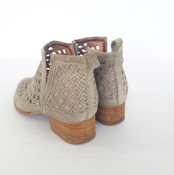 Jeffrey Campbell Taggart Perforated Leather Ankle Boot - Picture 4 of 12